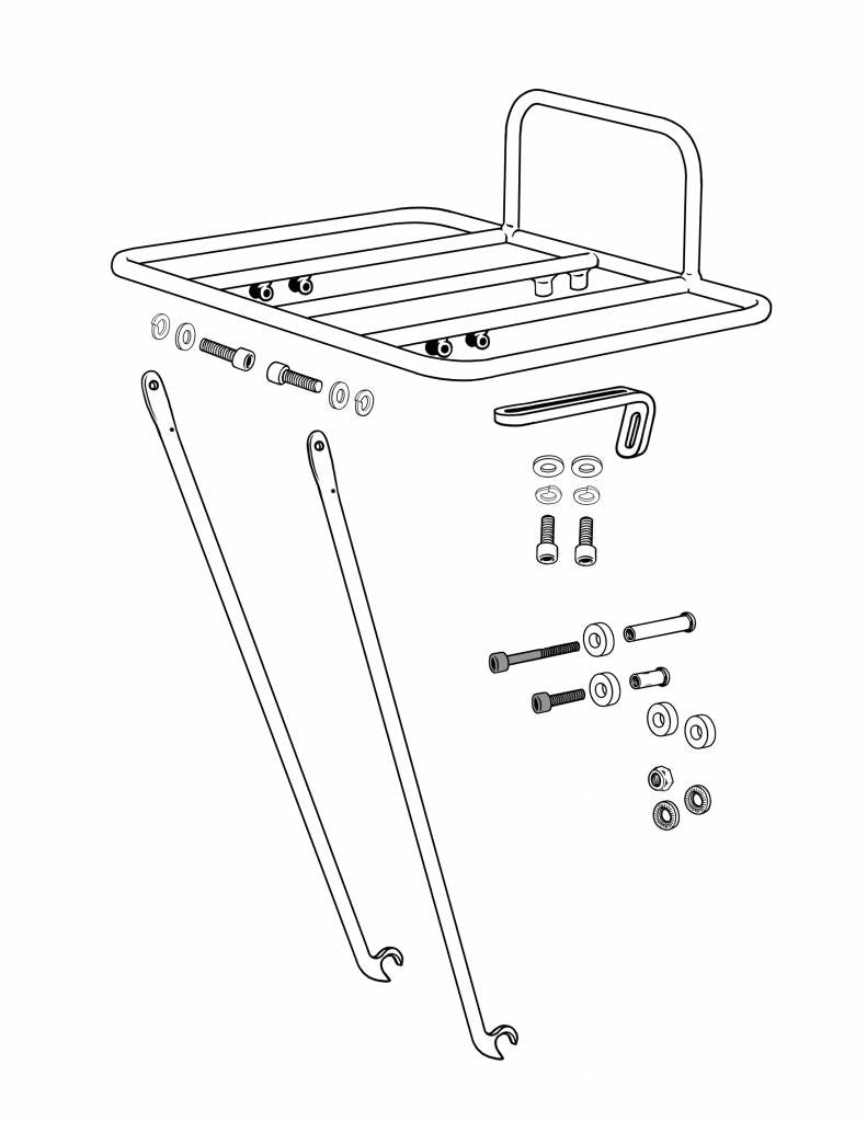 MASH - Front Rack (matt phosphate)