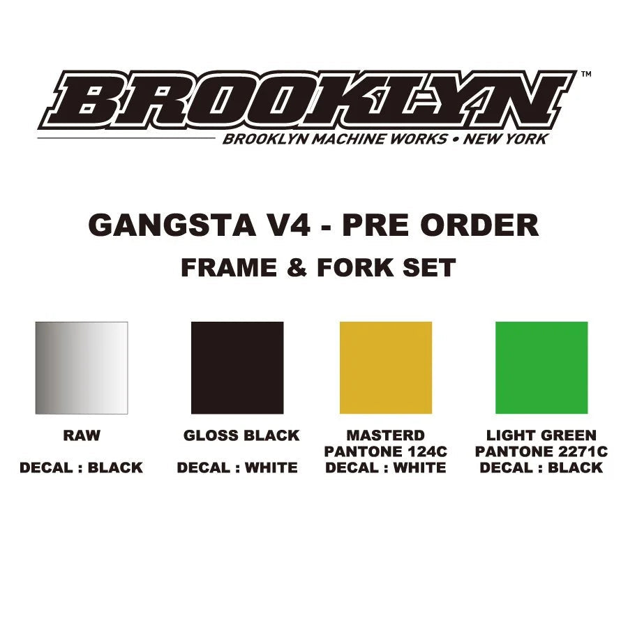 Brooklyn Machine Works - Gangster 2024 (gloss black)