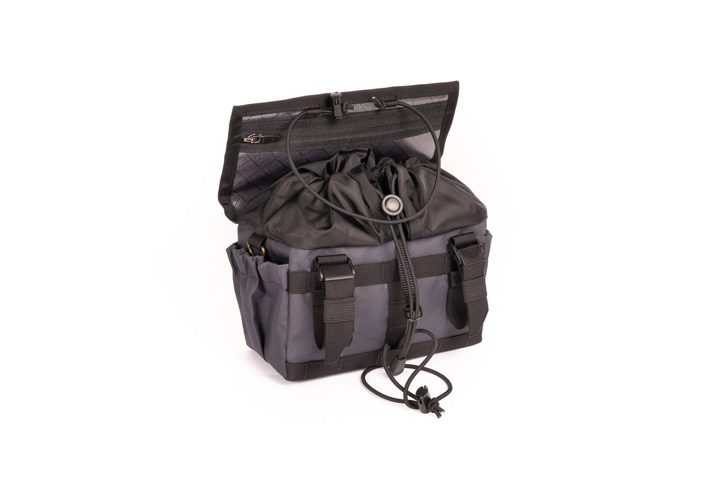 Outer Shell - Drawcord Handlebar Bag (black)