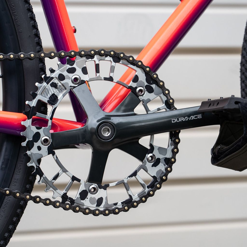 aarn chainring チェーンリング BCD144 49t Black - パーツ