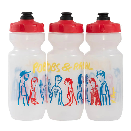 Ral x Pobs x Russ Pope Water Bottle (clear)