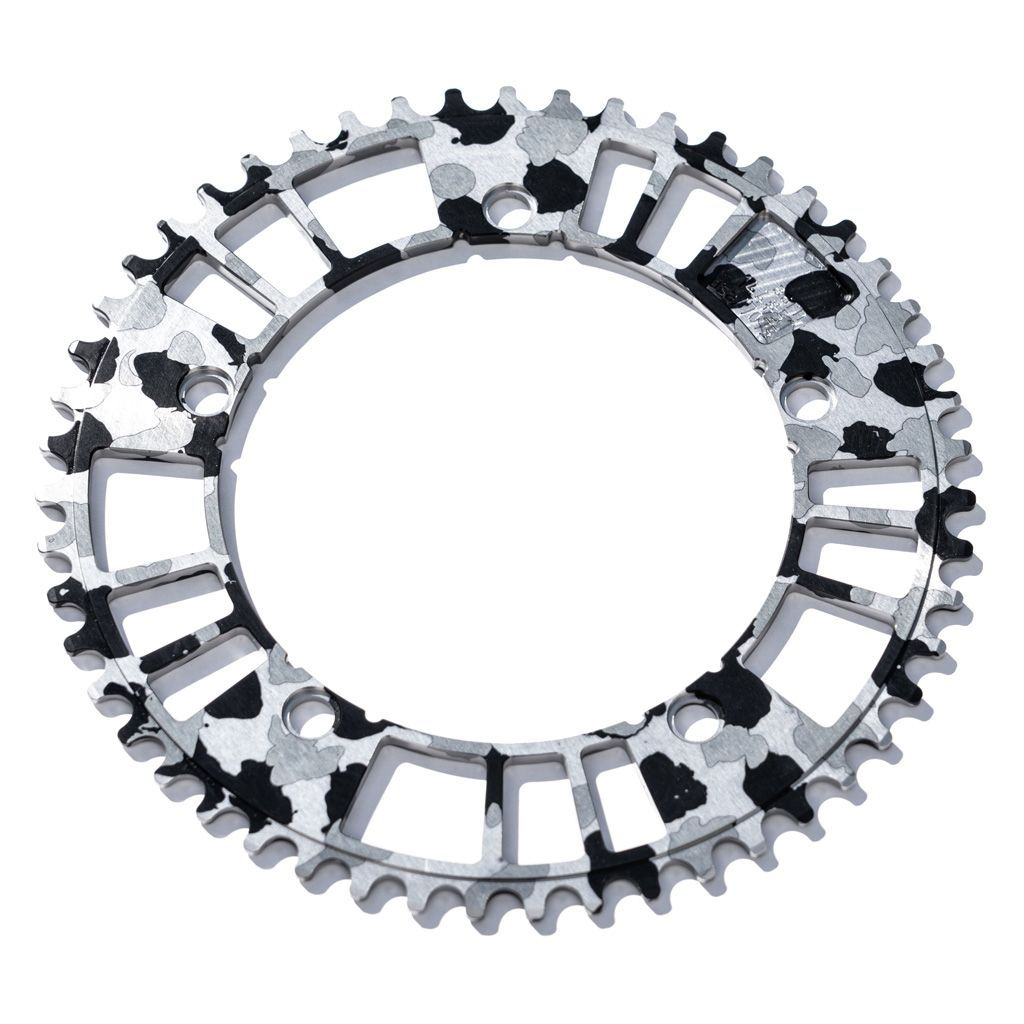 AARN - Track Chainring bcd144 (camo black / white)