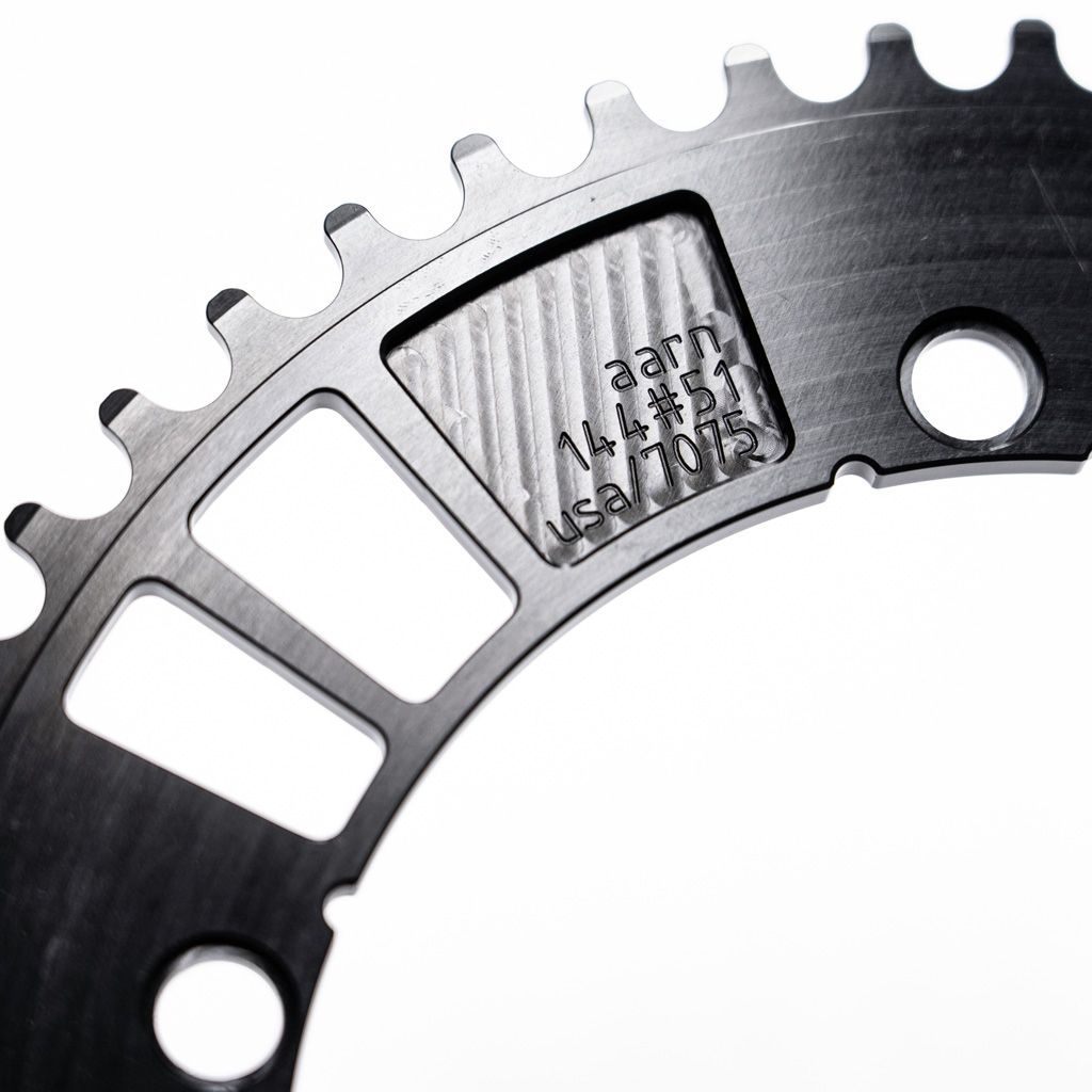 AARN - Track Chainring bcd144 (black)
