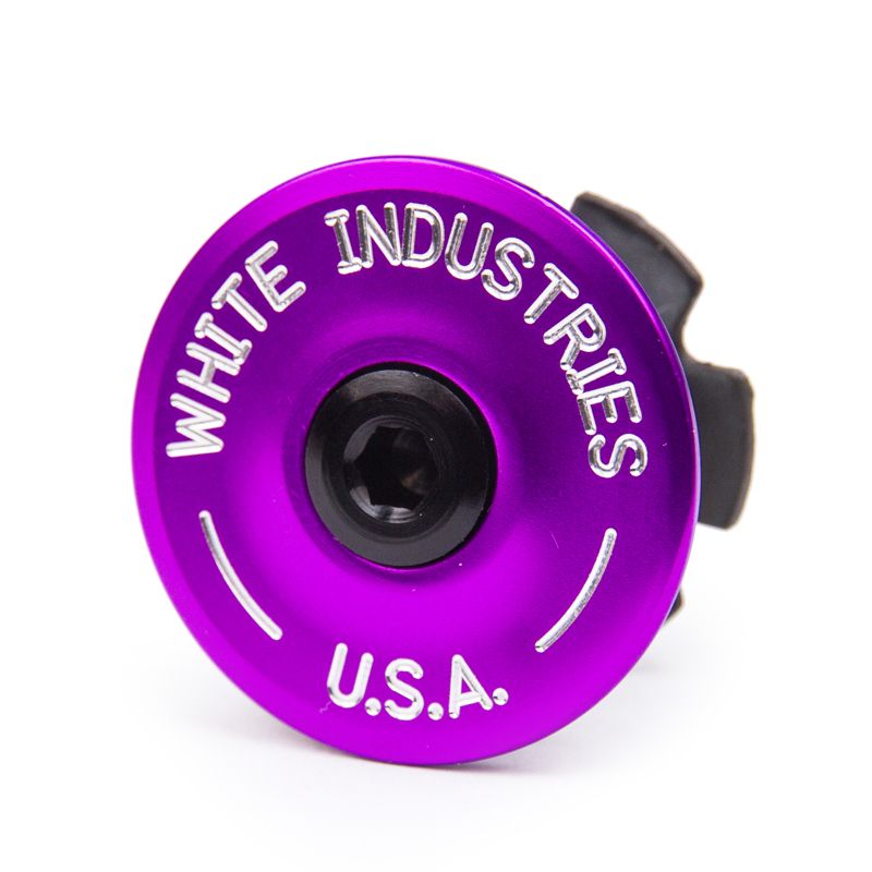 White Industries - 1-1/8" headset (purple)