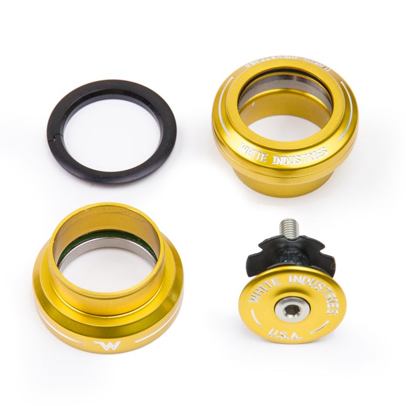 White Industries - 1-1/8" headset (gold)