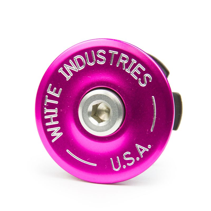 White Industries - 1-1/8" headset (pink)