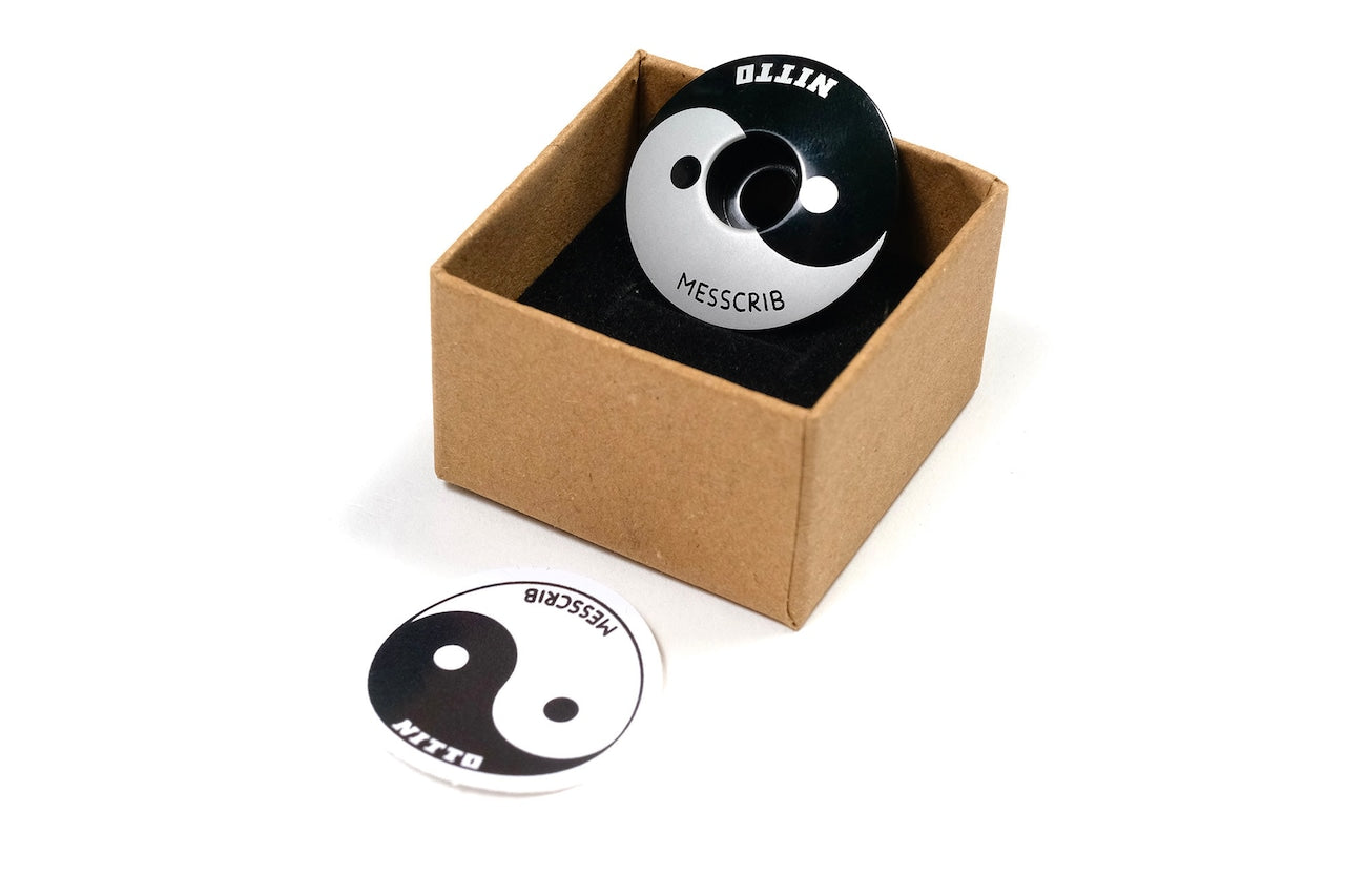 Nitto x Mess Crib Tokyo "Yin Yang Top Cap" (black)