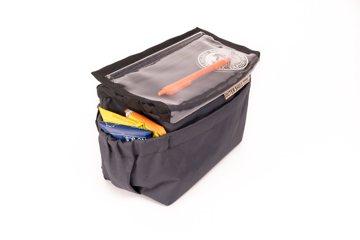 Outer Shell - Drawcord Handlebar Bag (black)