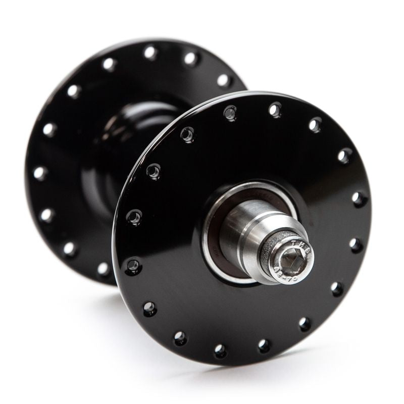 PHILWOOD - High Flange Track Hub (black/single cog)