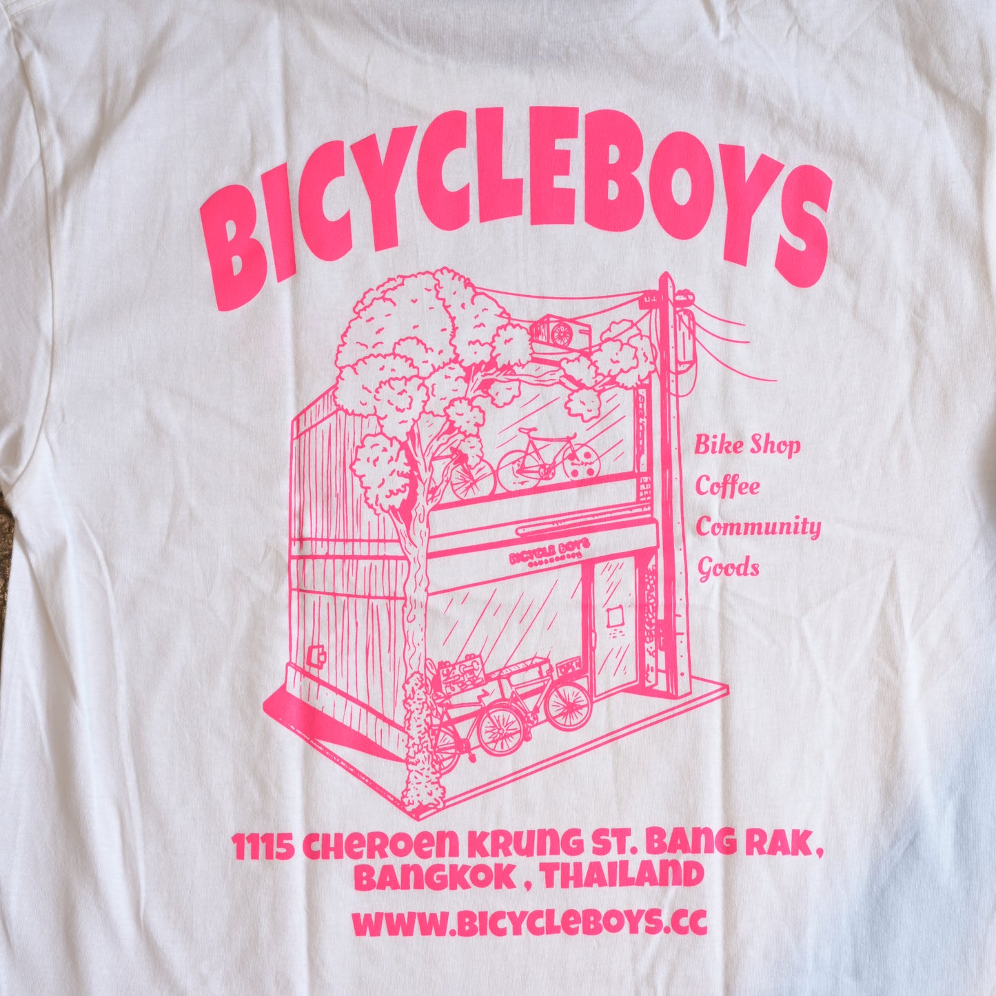 BicycleBoys - Shop T-Shirt (white)