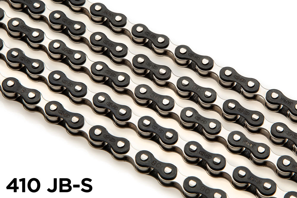 Izumi - 410 Jetblack For 1-6 Speed Chain (silver/black)