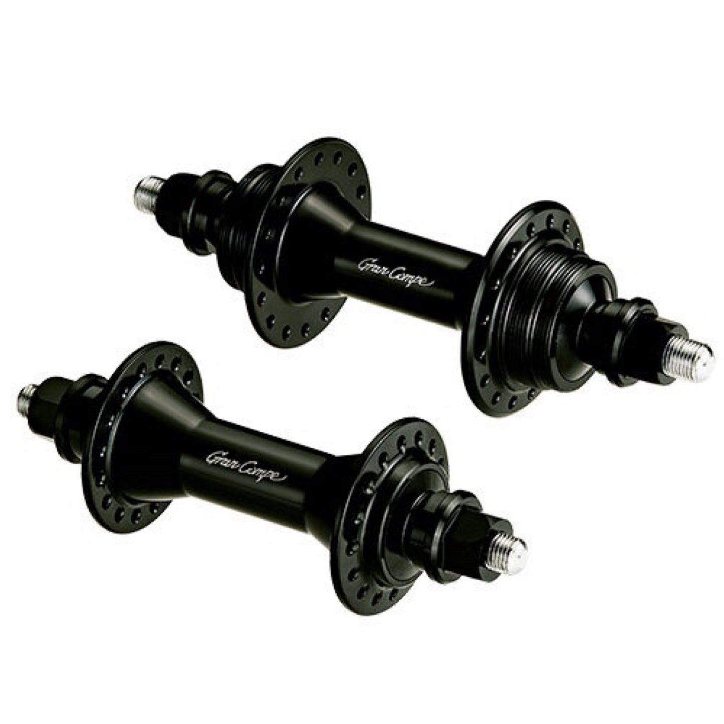 Gran Compe - Small Track Hub 32h (black/pair)