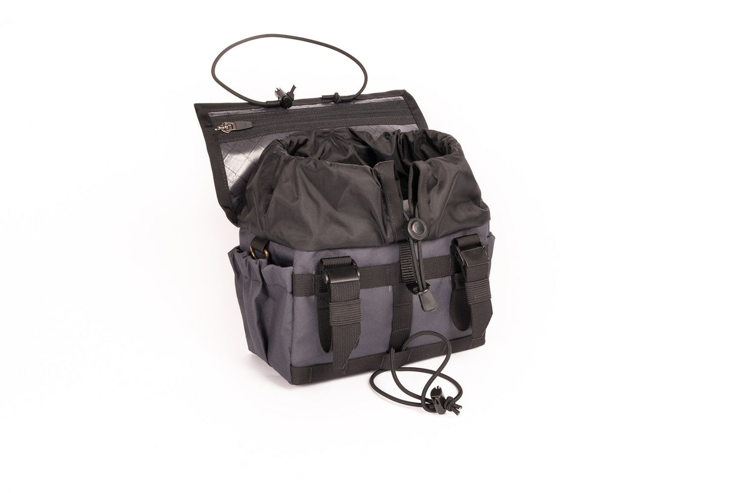 Outer Shell - Drawcord Handlebar Bag (black)