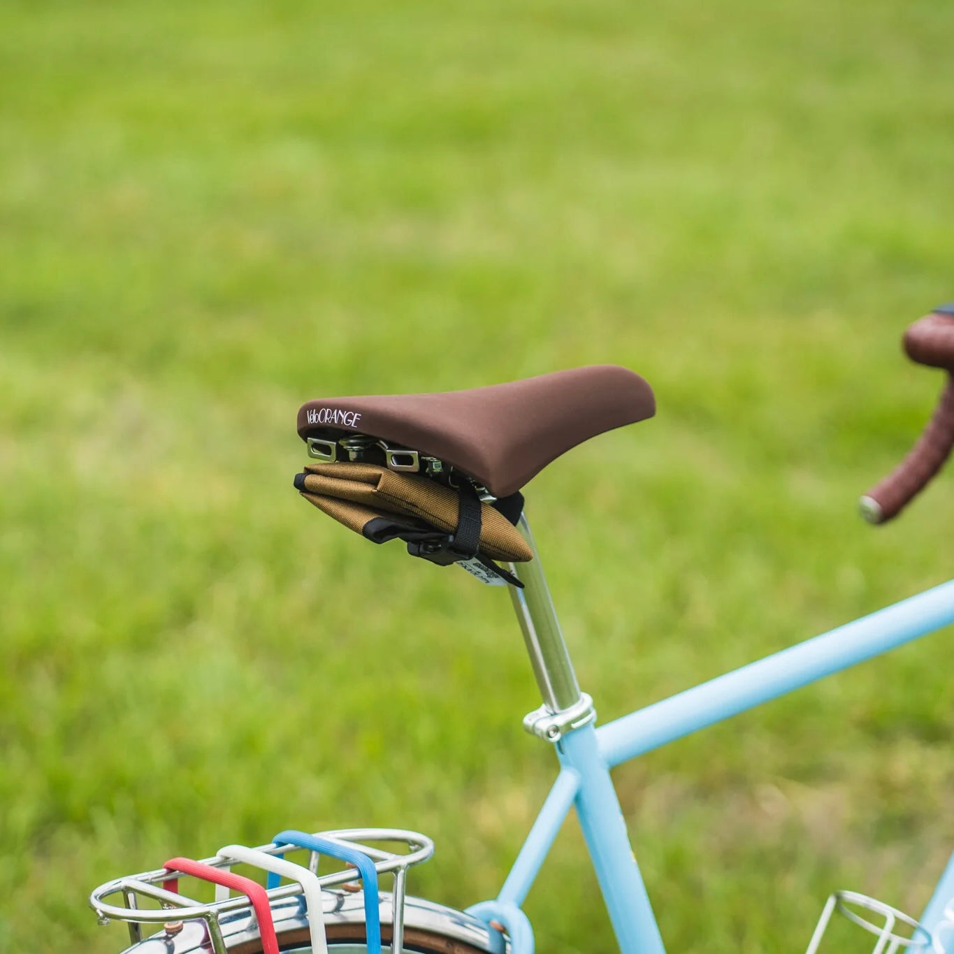 Velo Orange - Microfiber Touring Saddle, Wide (brown)