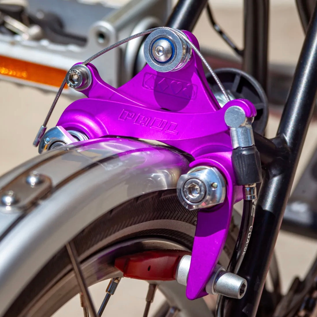 Paul - Sidepull Racer Medium For Brompton (purple)