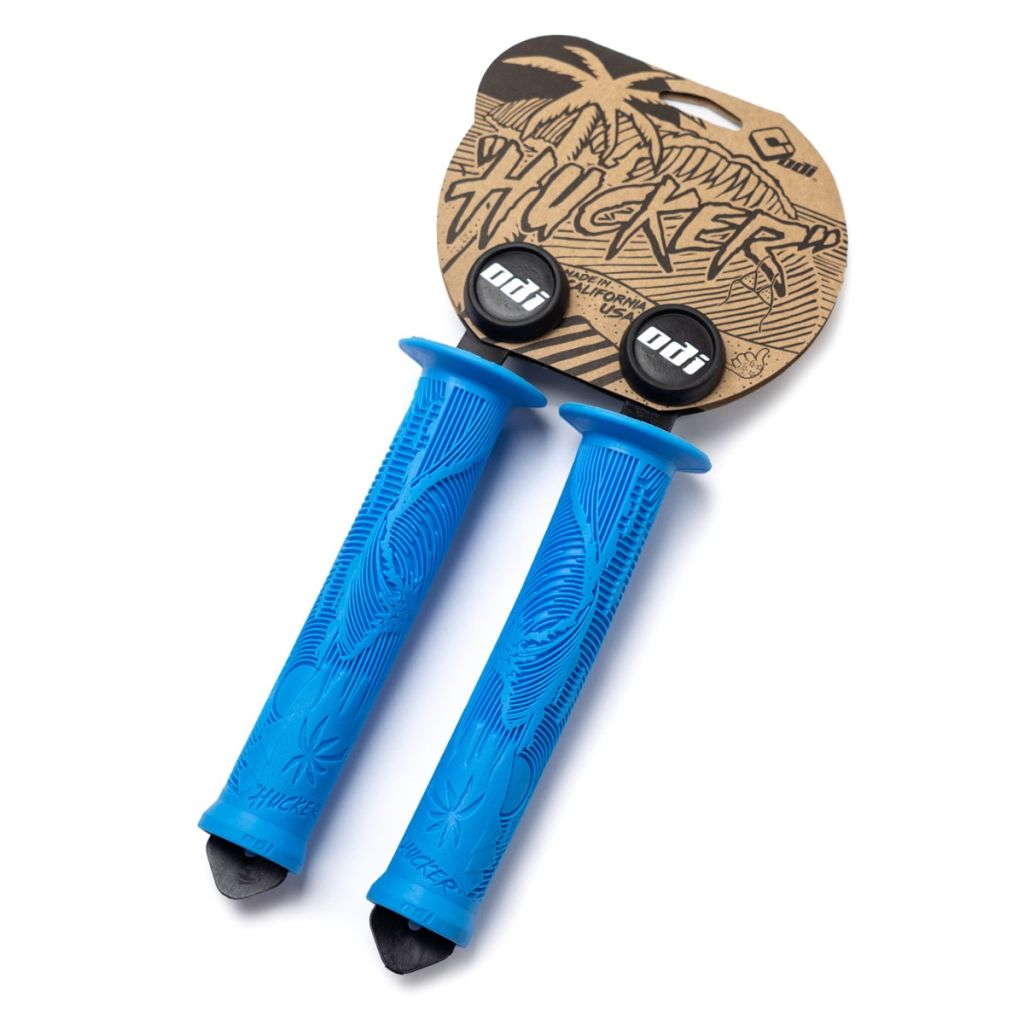 ODI - Hucker Grip with flange (blue)