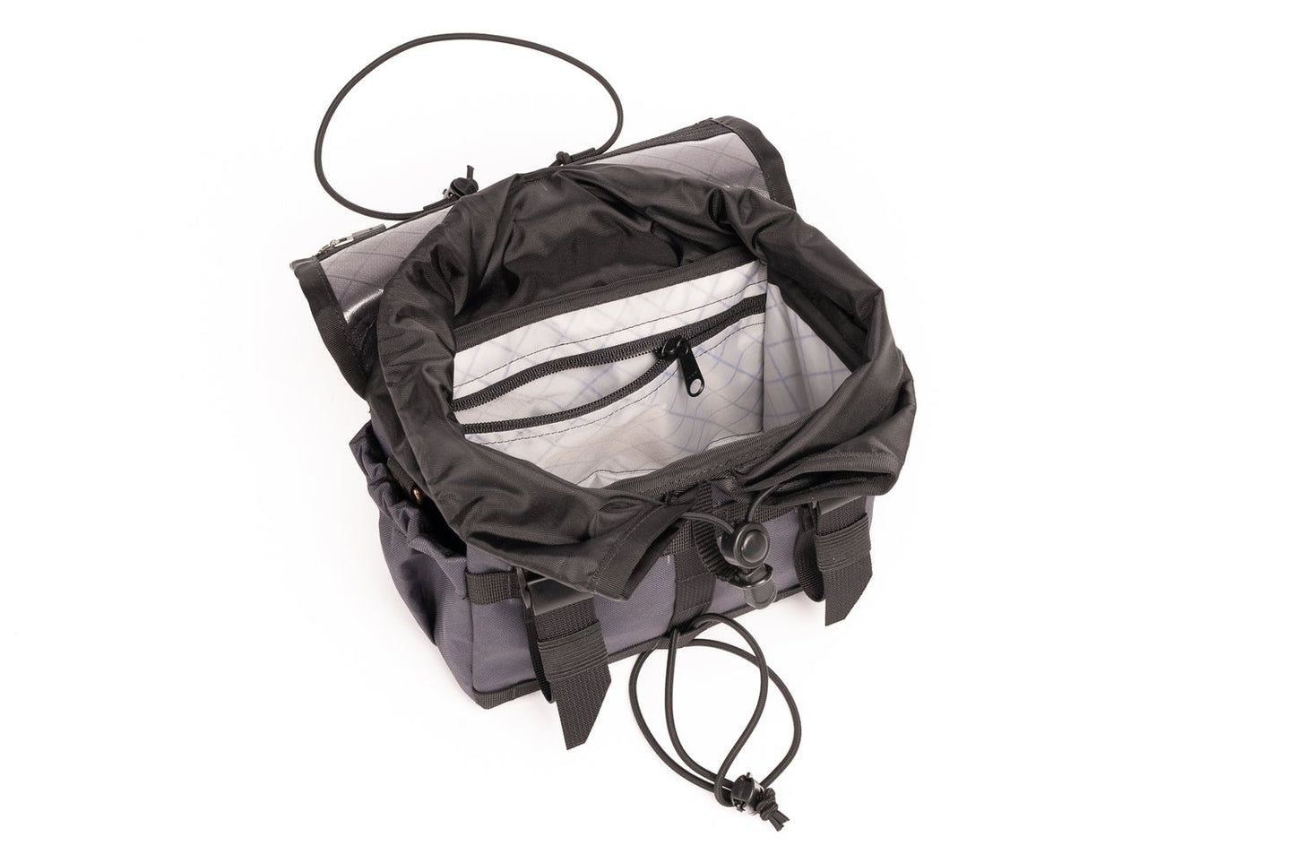 Outer Shell - Drawcord Handlebar Bag (black)