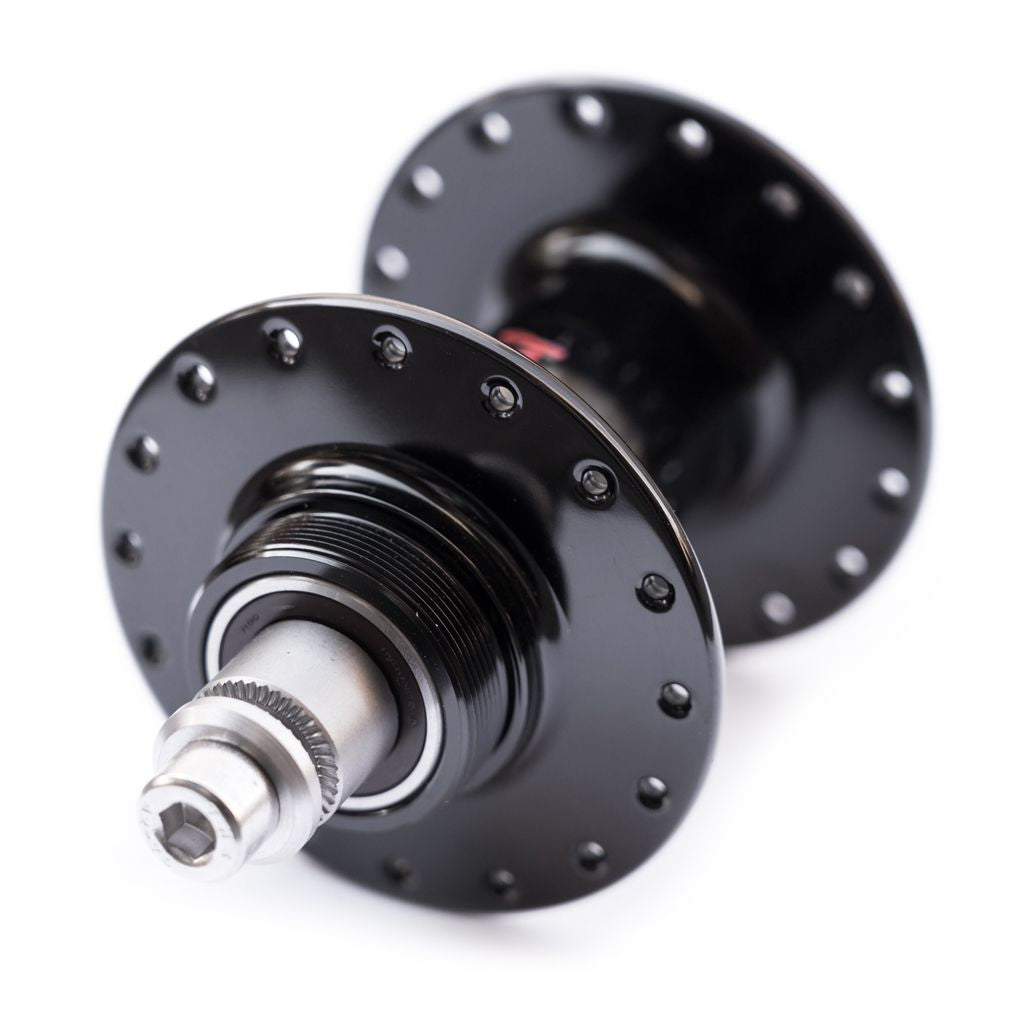 PHILWOOD - High Flange Track Hub (black/fix&cog)