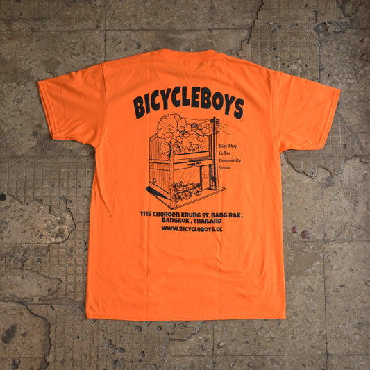 BicycleBoys - Shop T-Shirt (orange)