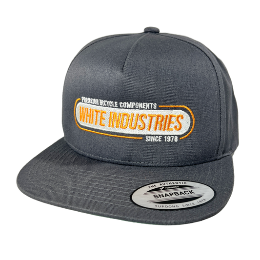 White Industries - Flat Brim Cap (dark grey)