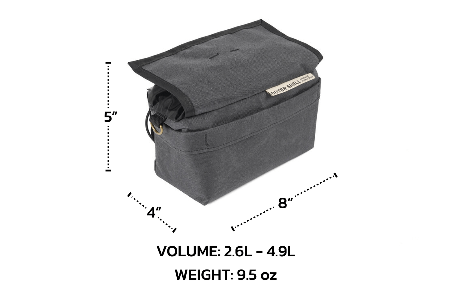 Outer Shell - Drawcord Handlebar Bag (mutlicam black)