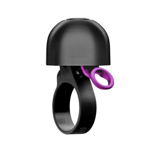 Spurcycle - 22.2 Compact Bell (black+purple)