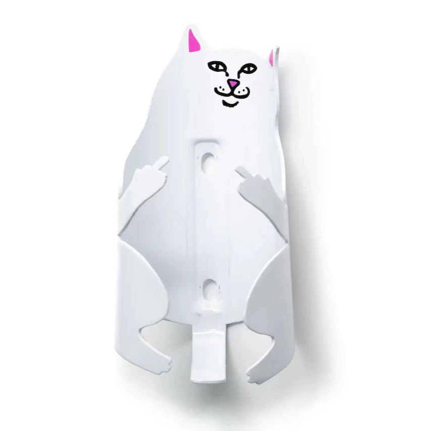 State Bicycle Co. x RIPNDIP - F*** You Bottle Cage (white)