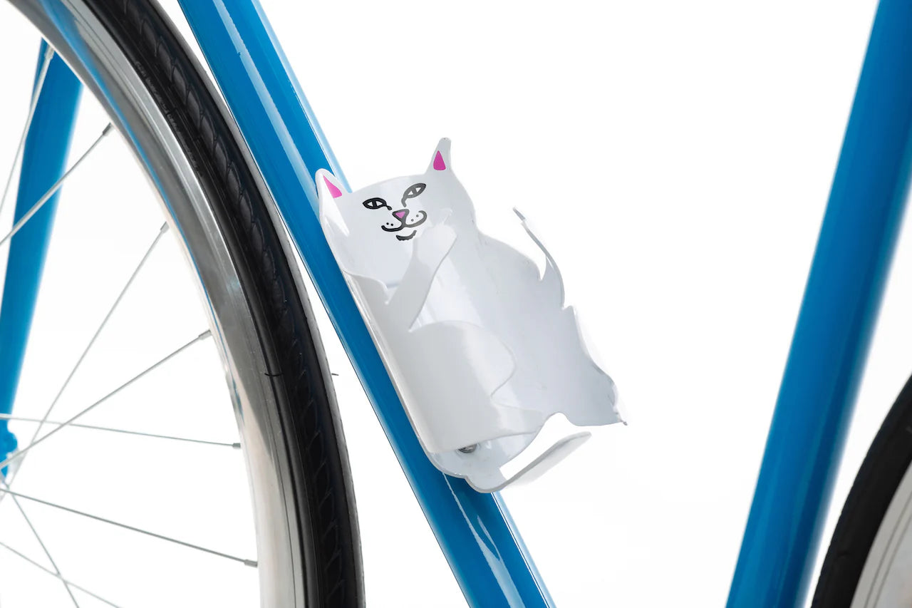 State Bicycle Co. x RIPNDIP - F*** You Bottle Cage (white)