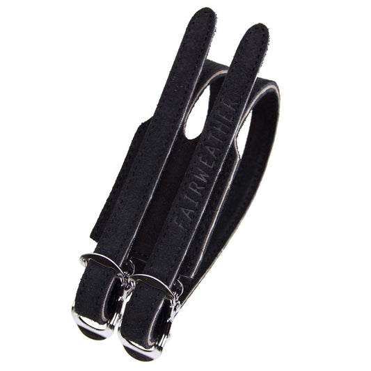 Fairweather - Double toe straps (black)